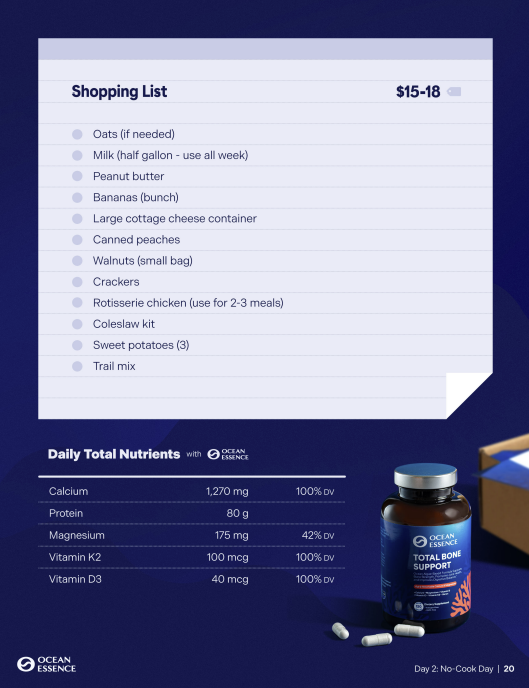 Bone Health Nutrition Guide (eBook)*