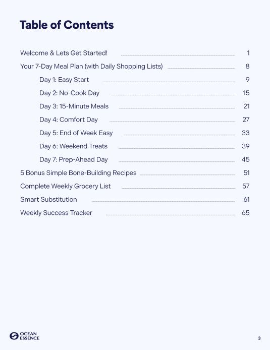Bone Health Nutrition Guide (eBook)*